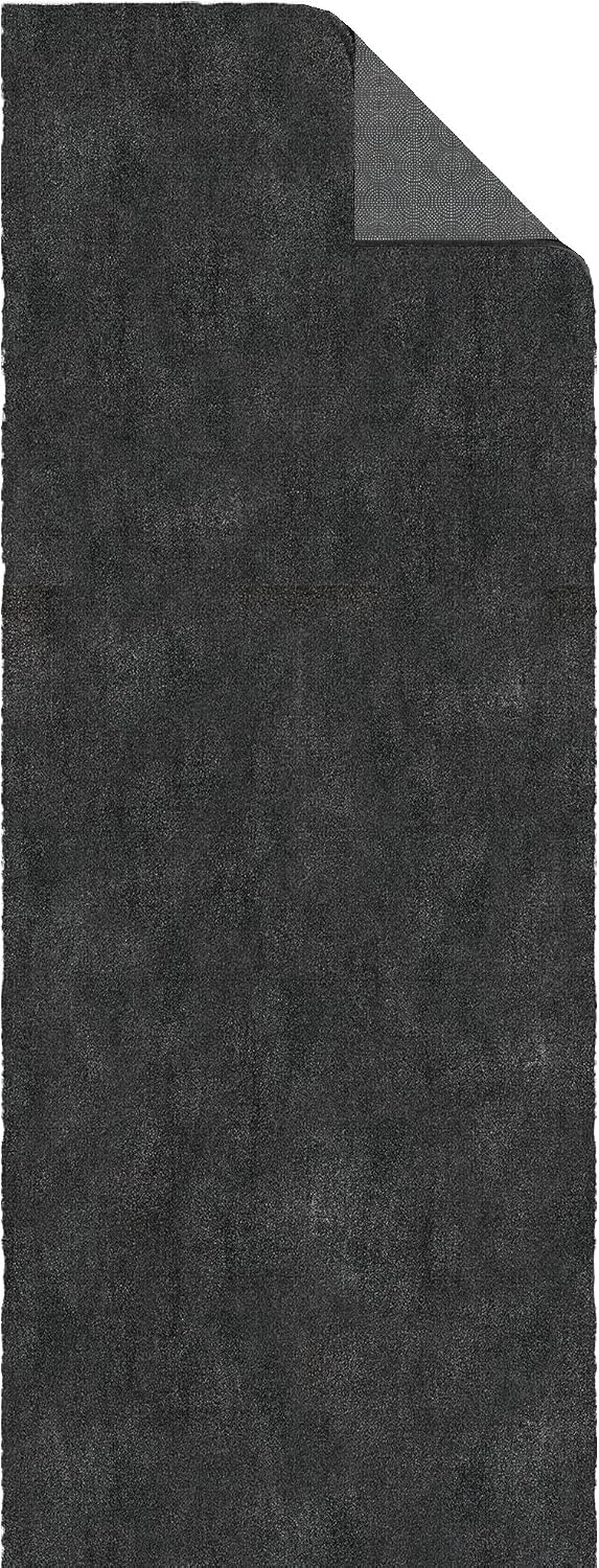 Ottomanson 2x16 Shag Runner Rug for Hallway – Non-Slip Soft Fluffy Carpet
