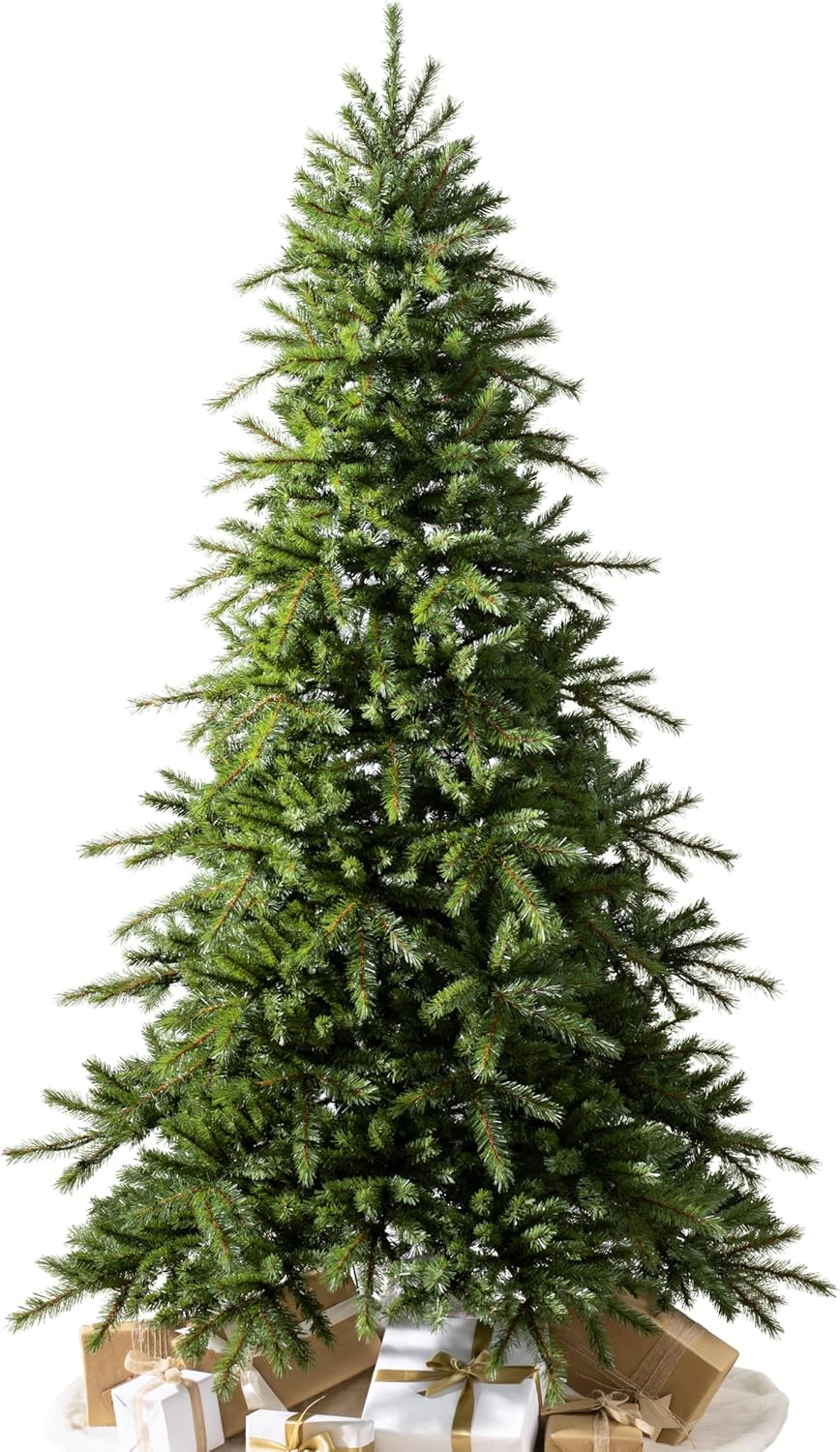 Balsam Hill Norwegian Grand Fir - Traditional Slim Artificial Christmas Tree ...