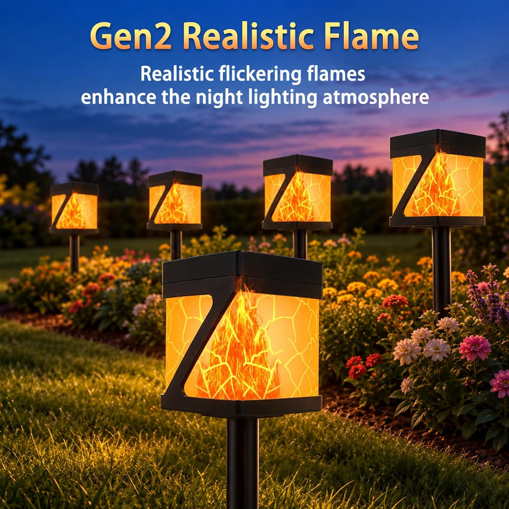 Swingers Solar Lights Outdoor, Waterproof Solar Lawn Lights