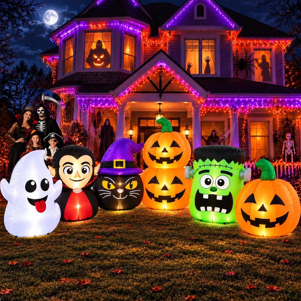 11 FT Halloween Inflatable Decorations Outdoor, Giant Blow Up Halloween Chara...