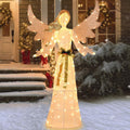 Bshine Lighted Christmas Classic Angel Decor, LED Holiday Display