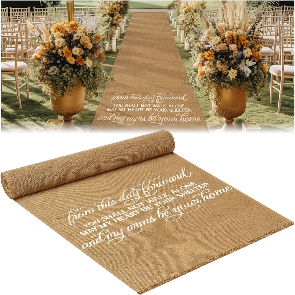 Tudomro 40 Inch X 15 ft Extra Long Natural Burlap, Stylish Style