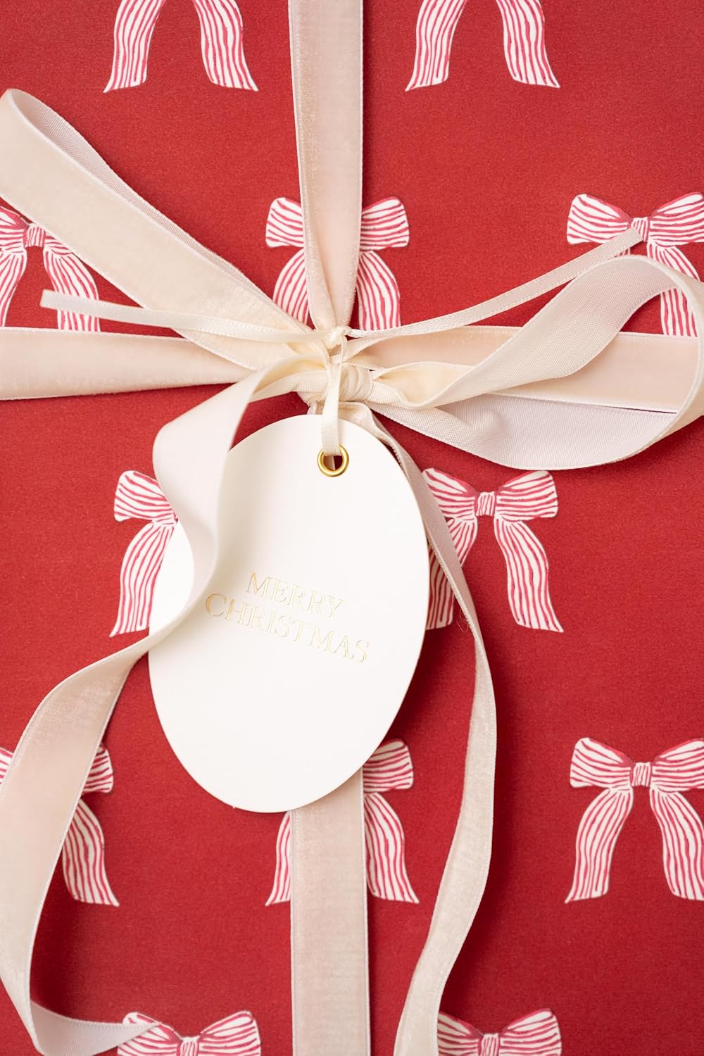 Merry Market Christmas Wrapping Paper Rolls, Premium Matte Gift Wrap, 30” x 1...