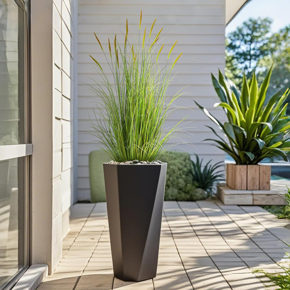 3ft 2-Pack Artificial Cattail Reed Grass, 35in Artificial Indoor Outdoor Fake...