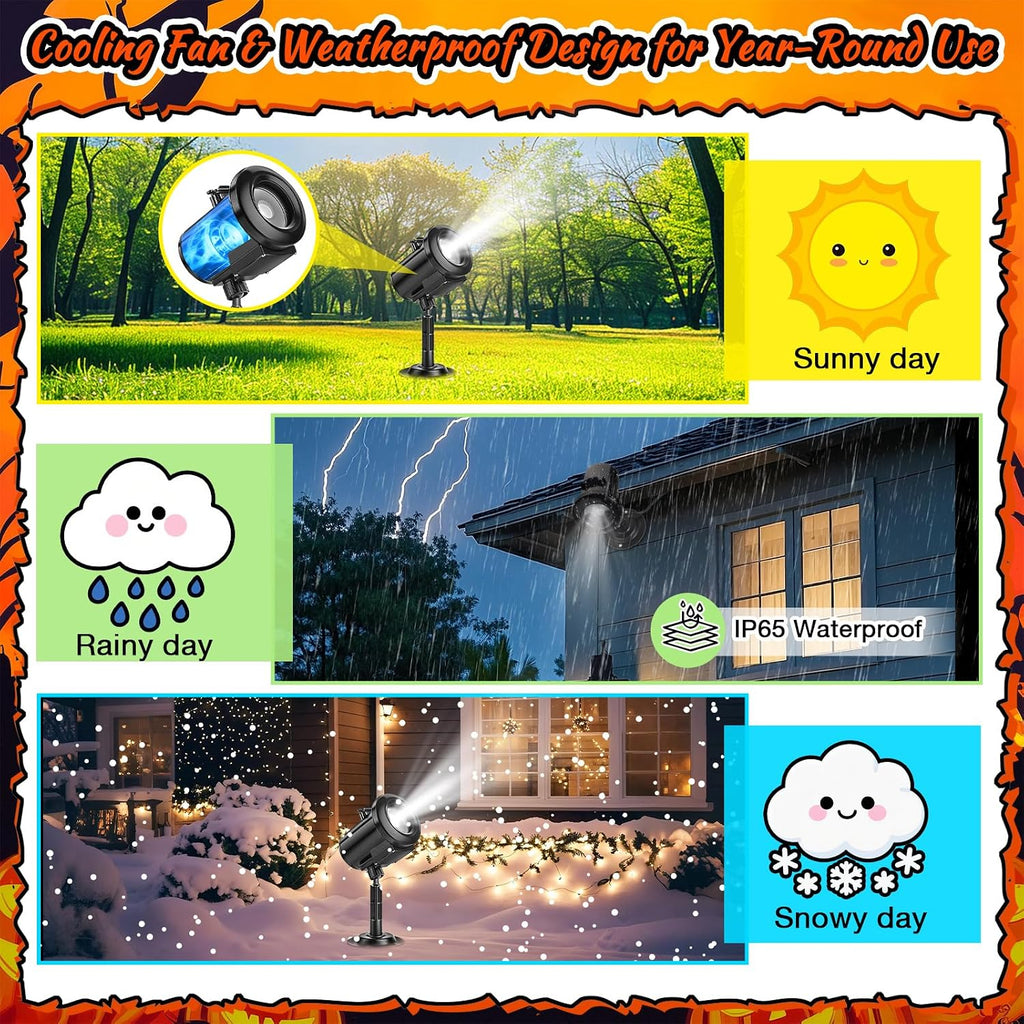 12 in 1 halloween decorations outdoor 3d dynamic, package contents