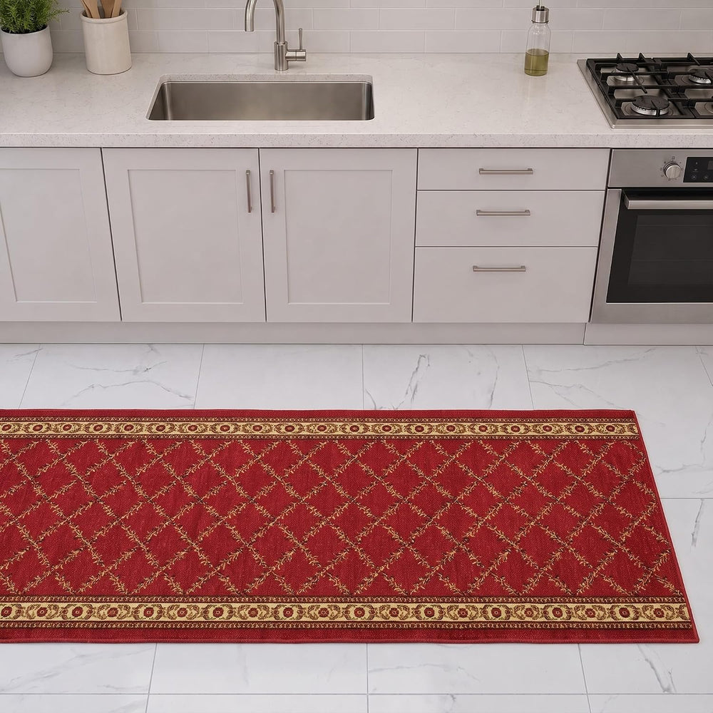 Ottomanson 3x14 Hallway Runner Rug – Non-Slip Kitchen Rugs
