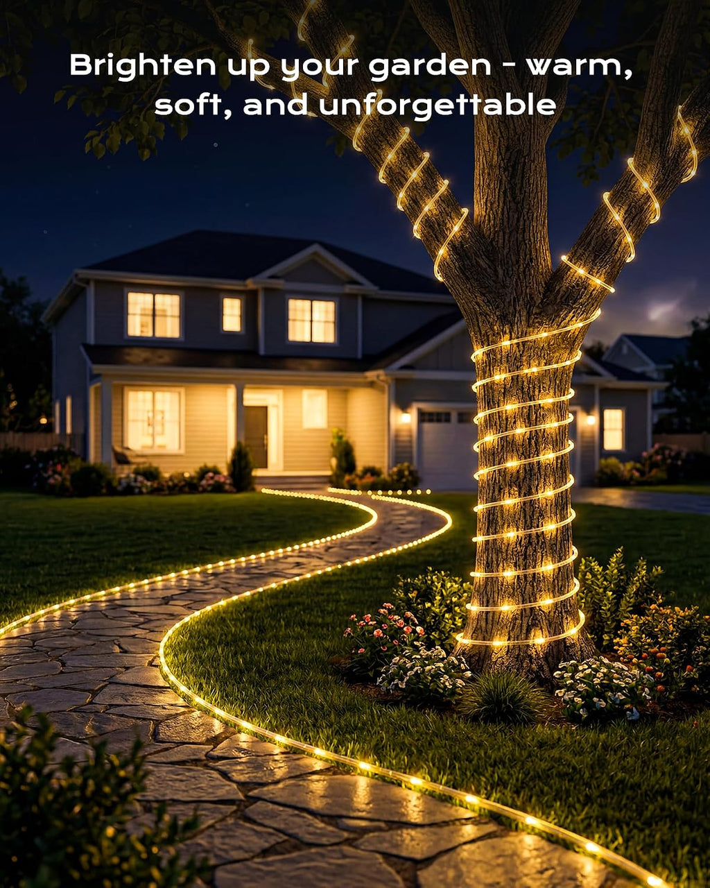 brightown 4 pack 39ft 100led warm white solar, package contents