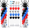 Kasyat 2 Sets Spider Balloon Column Stand Kits with 100 Latex Balloons