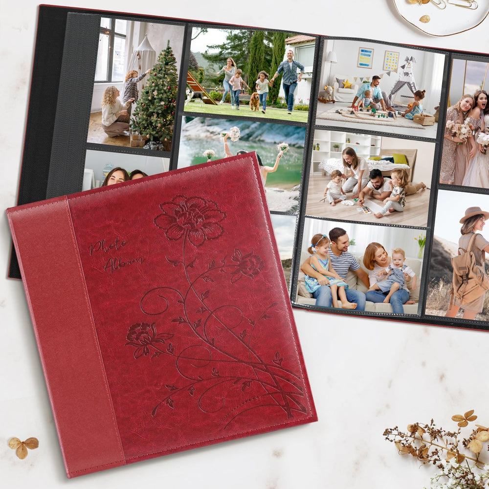 Artmag Photo Album 4x6 1000 Photos, Large Capacity Wedding Family Leather Cov...