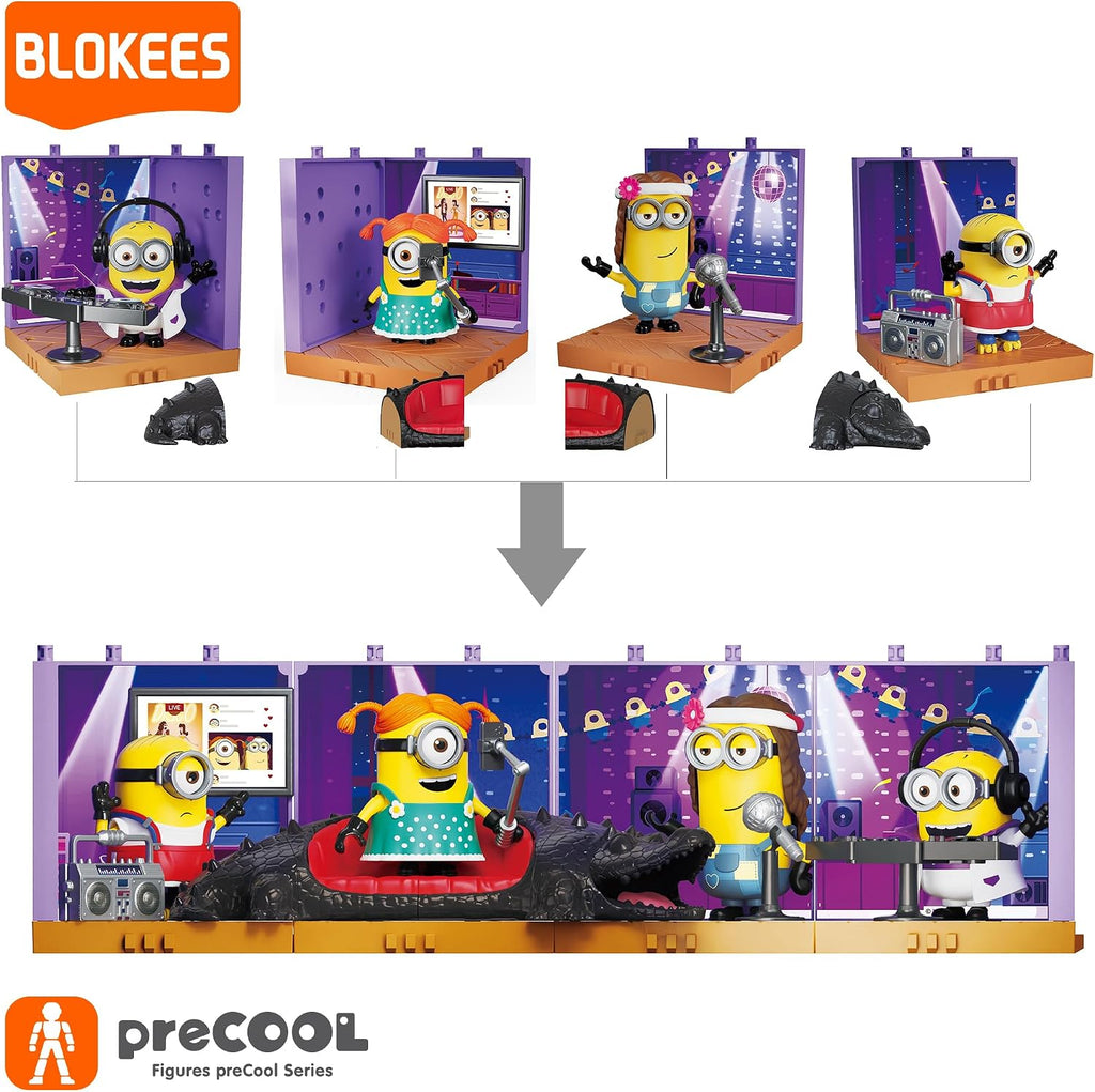 blokees | precool- minions-series 2| celebration party | on a desk or shelf