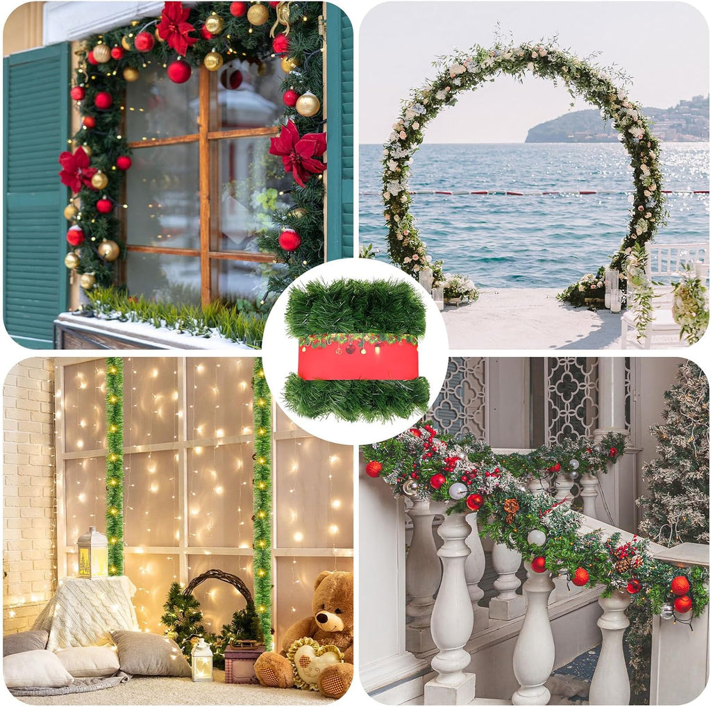 hotop 10 pcs 650 ft christmas garland bulk, package contents