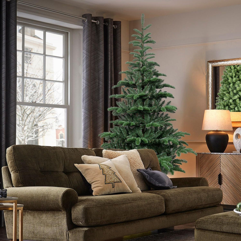 7ft Perlit Christmas Tree, Artificial Christmas Tree with 941 PE/PVC Mixed Br...