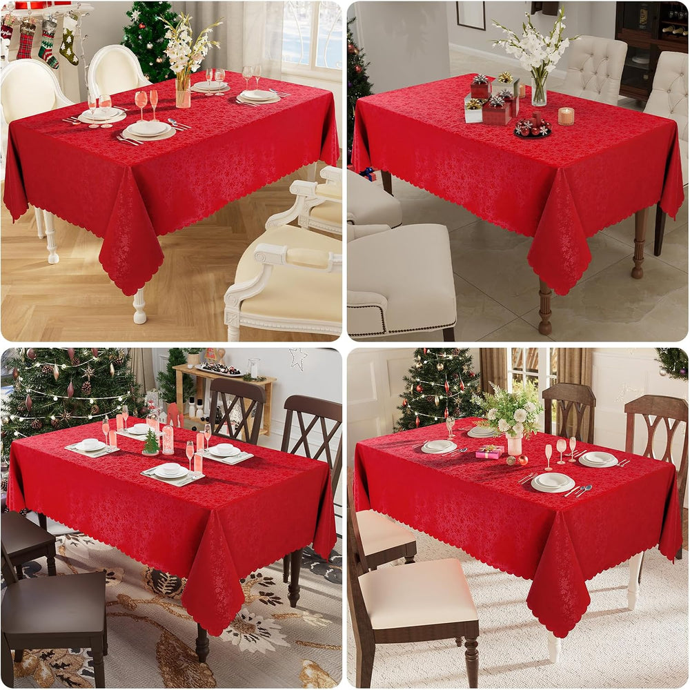 Smiry Rectangle Waterproof Heavy Duty Vinyl Tablecloths, 60 x 120 Inch