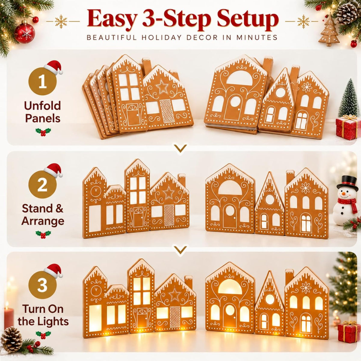 epakh 2 sets 2.8 x 1.3ft large christmas, package contents
