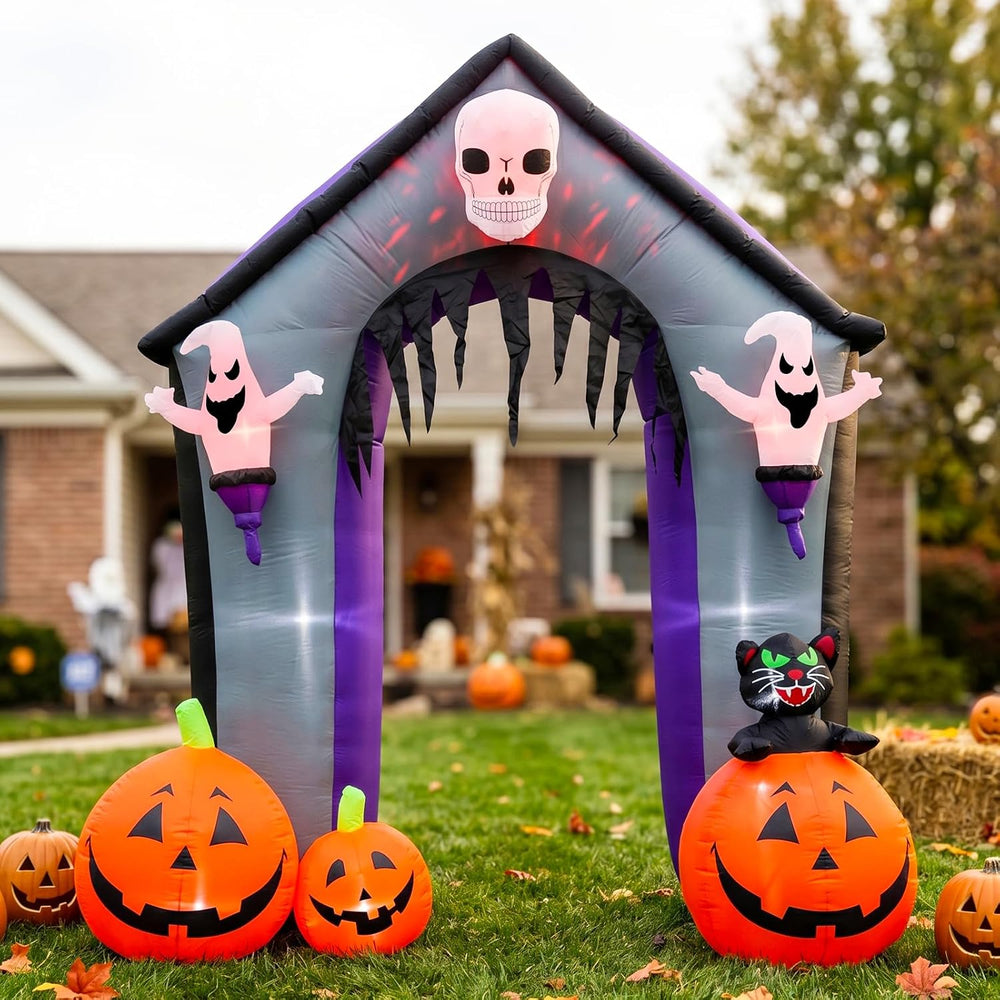 9FT Large-Size Pumpkin Arch Inflatable Decoration