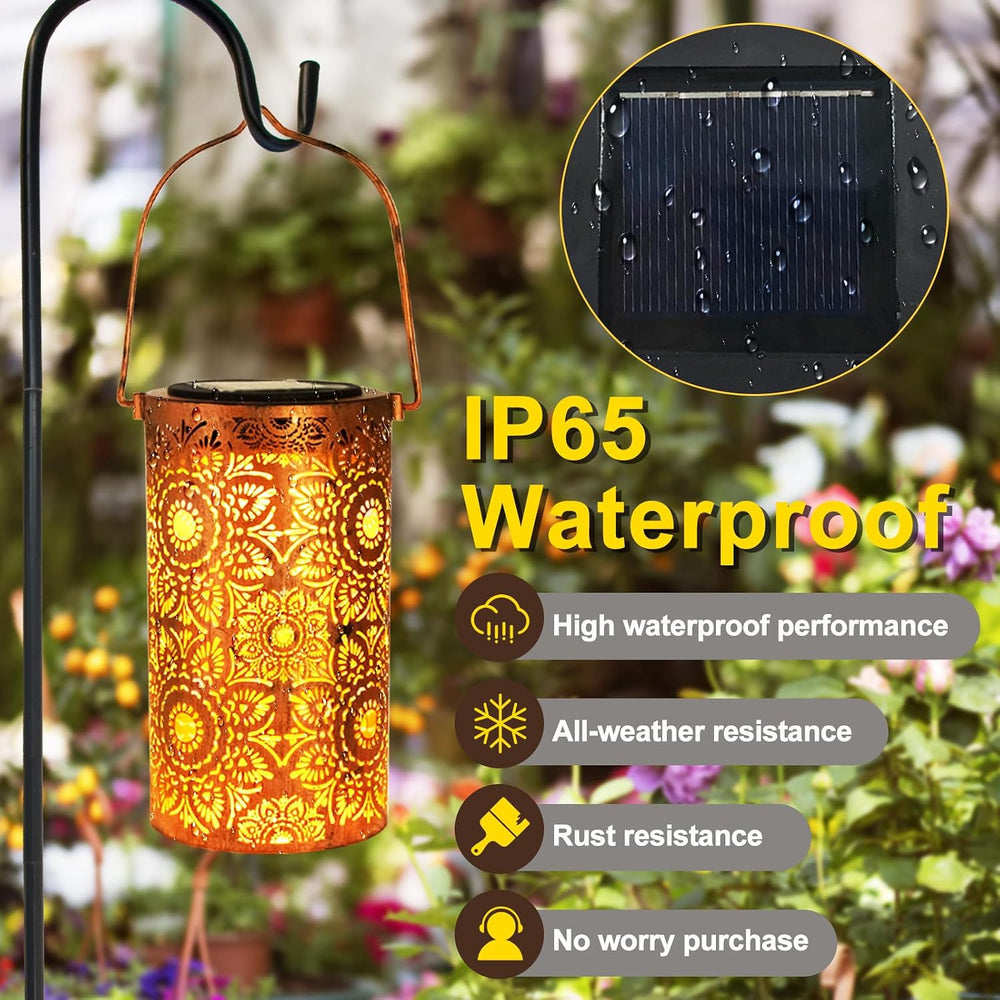 DIBIEECN Birthday Gifts for Women Mom Grandma Wife, Solar Lanterns Outdoor Wa...