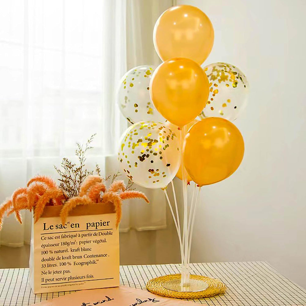 30 Sets Balloon Stand Kit, Balloon Sticks with Base