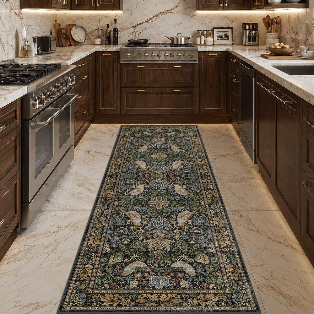 Vintage Runner Rugs for Hallways - 2'6"x8' Wide Kitchen Runners,...