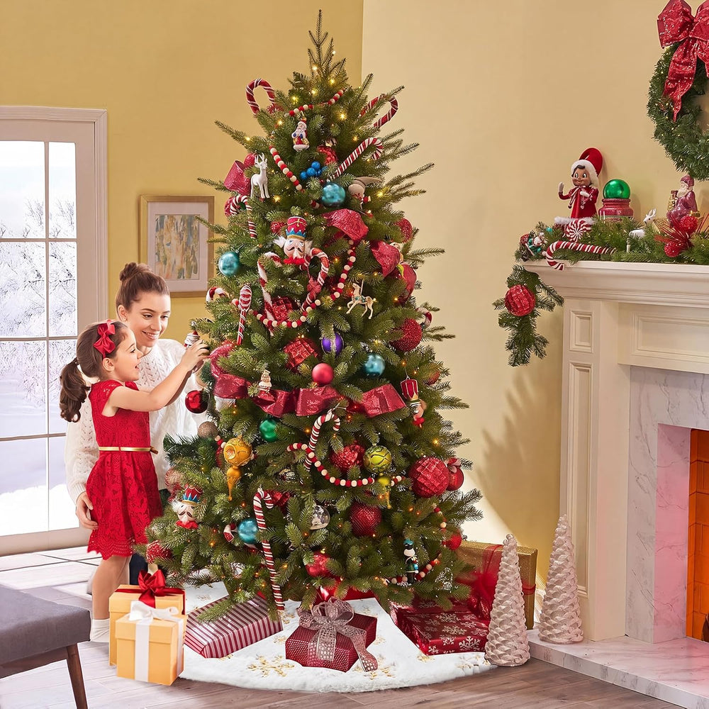 5ft Pre-Lit Aspen Fir Artificial Christmas Tree