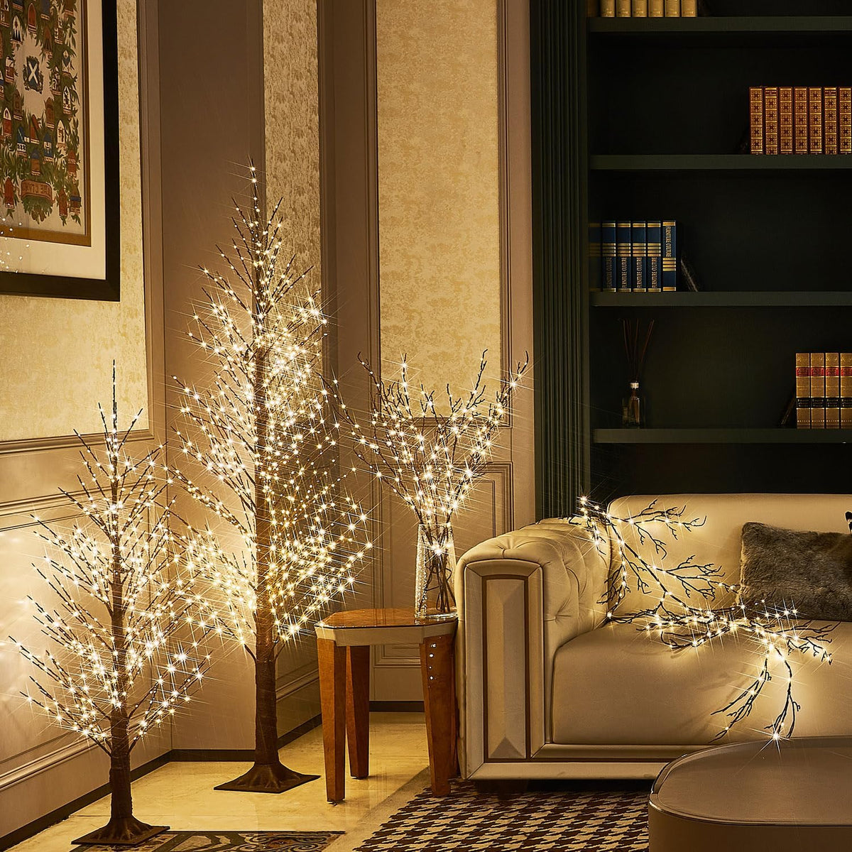 baolitvine lighted brown alpine tree 6ft christmas tree, package contents