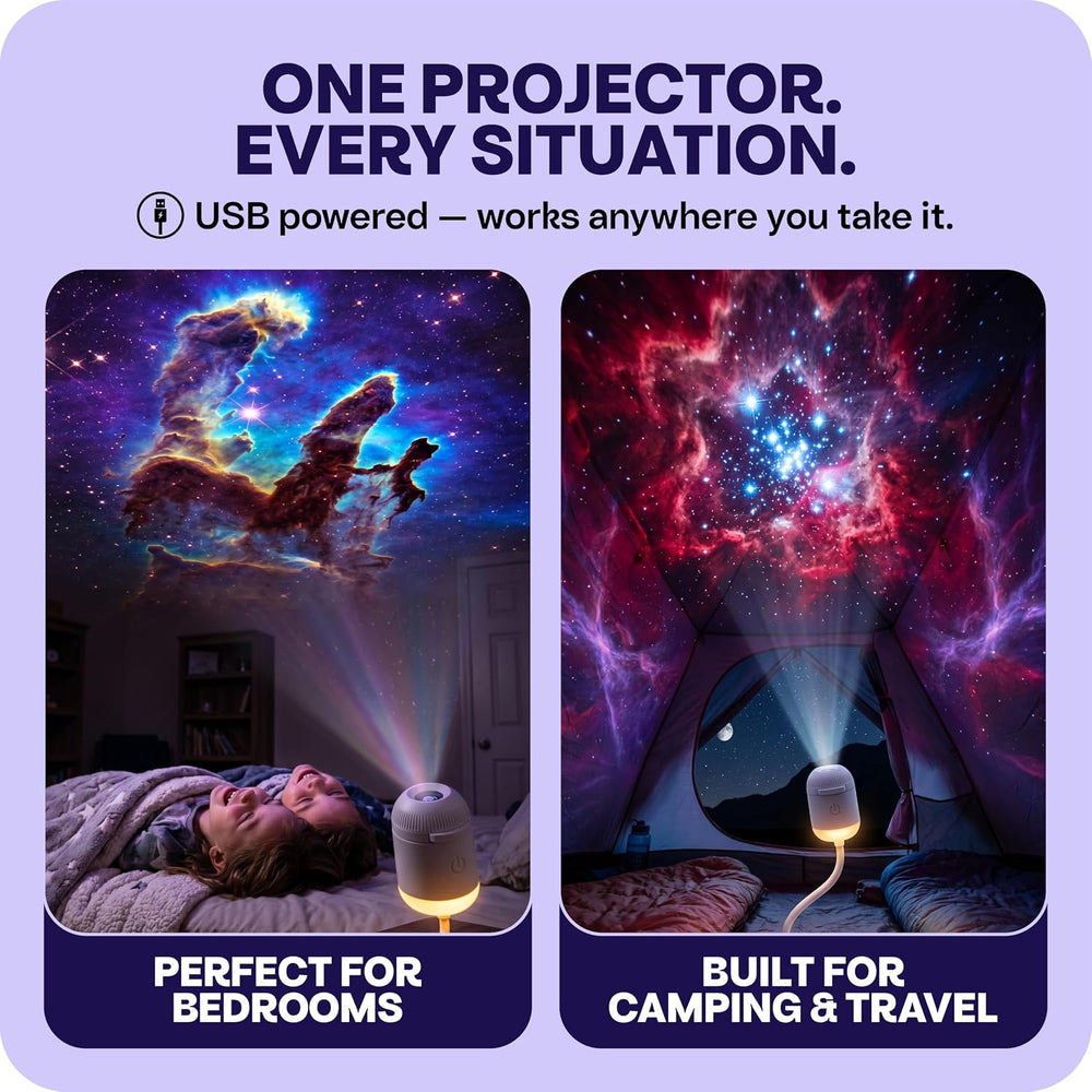 Galaxy Projector Night Light, Ocean Star Scene for Bedroom Wall and Ceiling