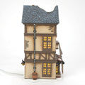 Department 56 Dickens Village Kingsford Rug Merchant Shop Light Up Building, 8.46 Inch, Multicolor