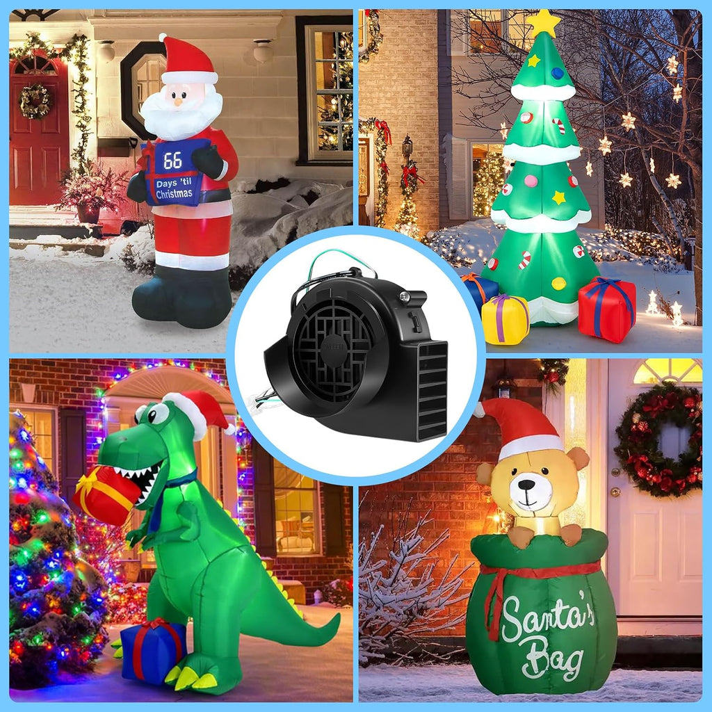 4Pcs 12V 1.2A Inflatable Fan Replacement for Christmas Halloween Inflatable