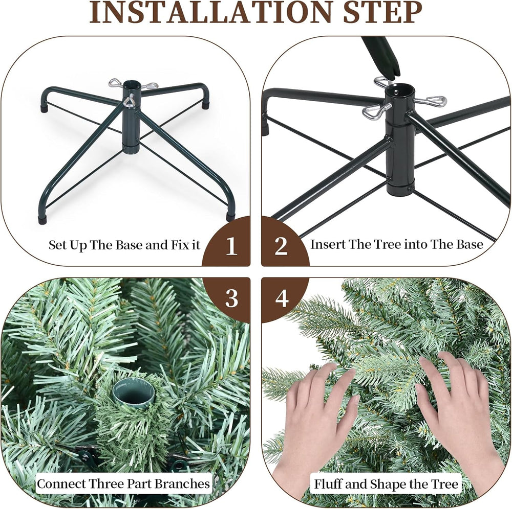 5 ft Prelit Artificial Blue Spruce Christmas Tree with 250 Light