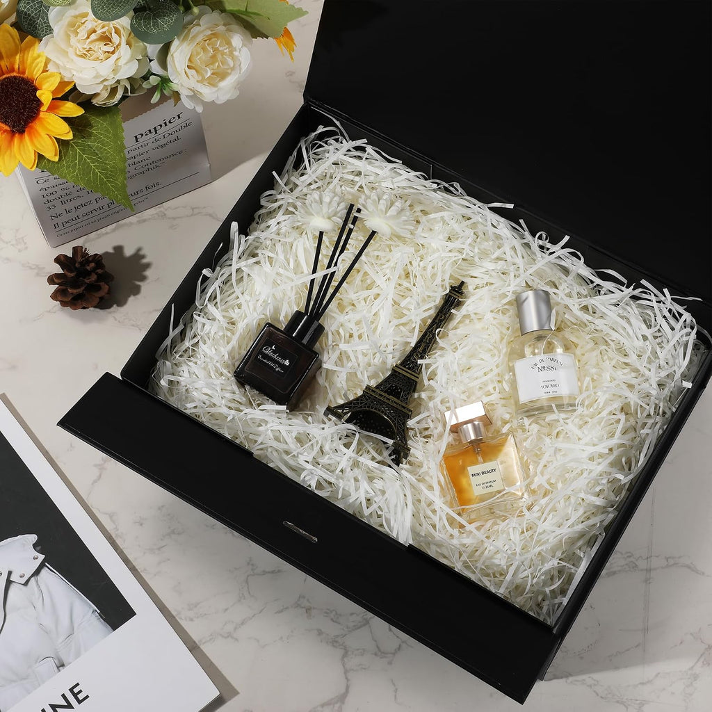 stobocter gift box,18x15x6 gift boxes with lids for, side view