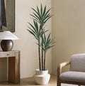 Artificial Agave Tree 5.2FT with 45 Leaves & 3 Trunks Yucca Plant
