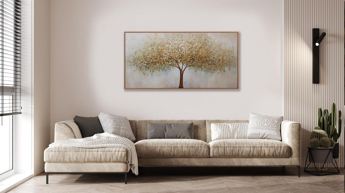 tree of life wall art abstract framed modern, package contents
