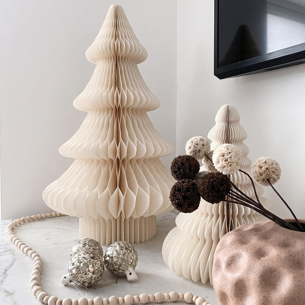 spiareal 2 ft beige white extra large honeycomb, close-up detail