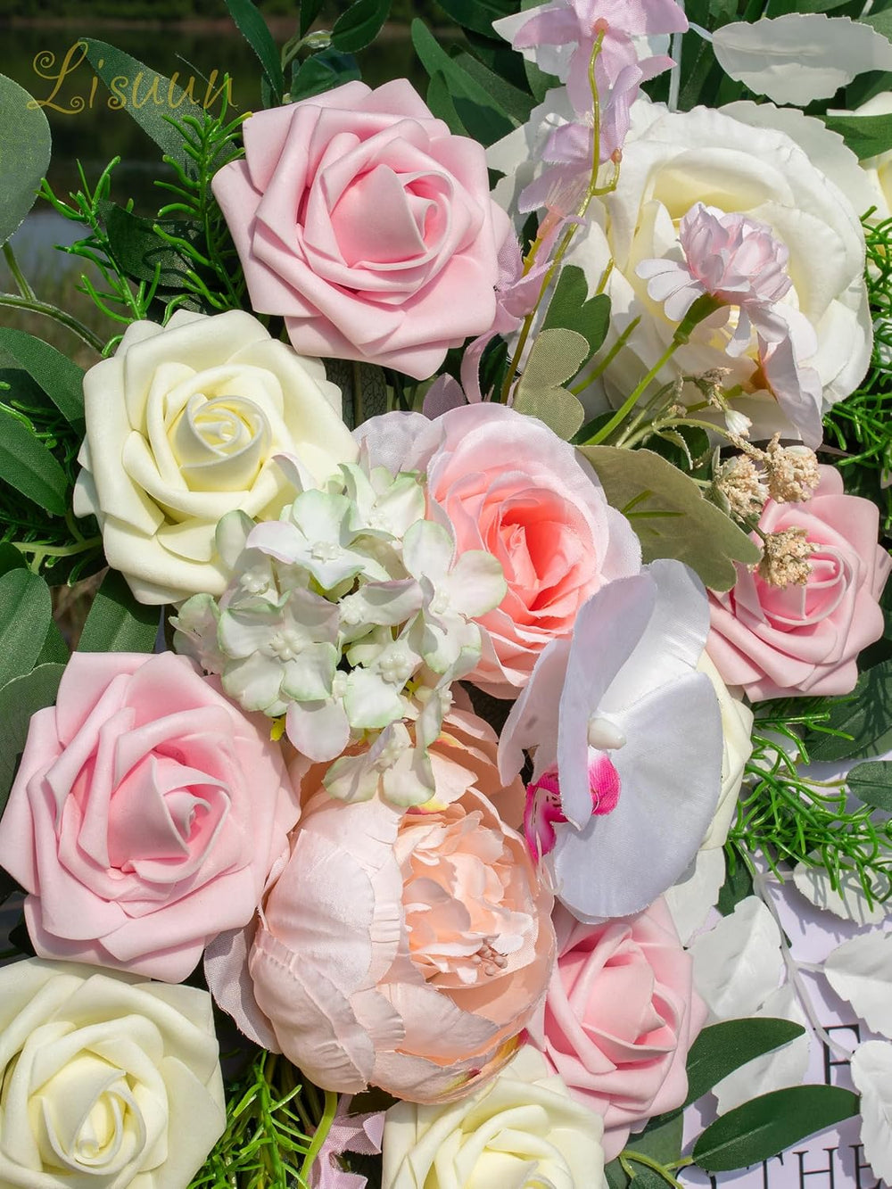 Artificial Wedding Arch Flowers, 2 Large Floral Swags