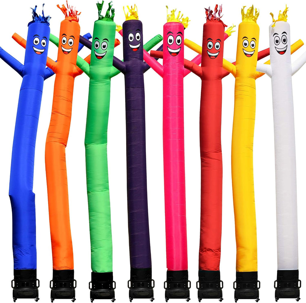 Sky Dancers Inflatable Tube Man Set - 20 Feet Tall Wacky Inflatable Tube Guy with 1 HP Blower - Purple