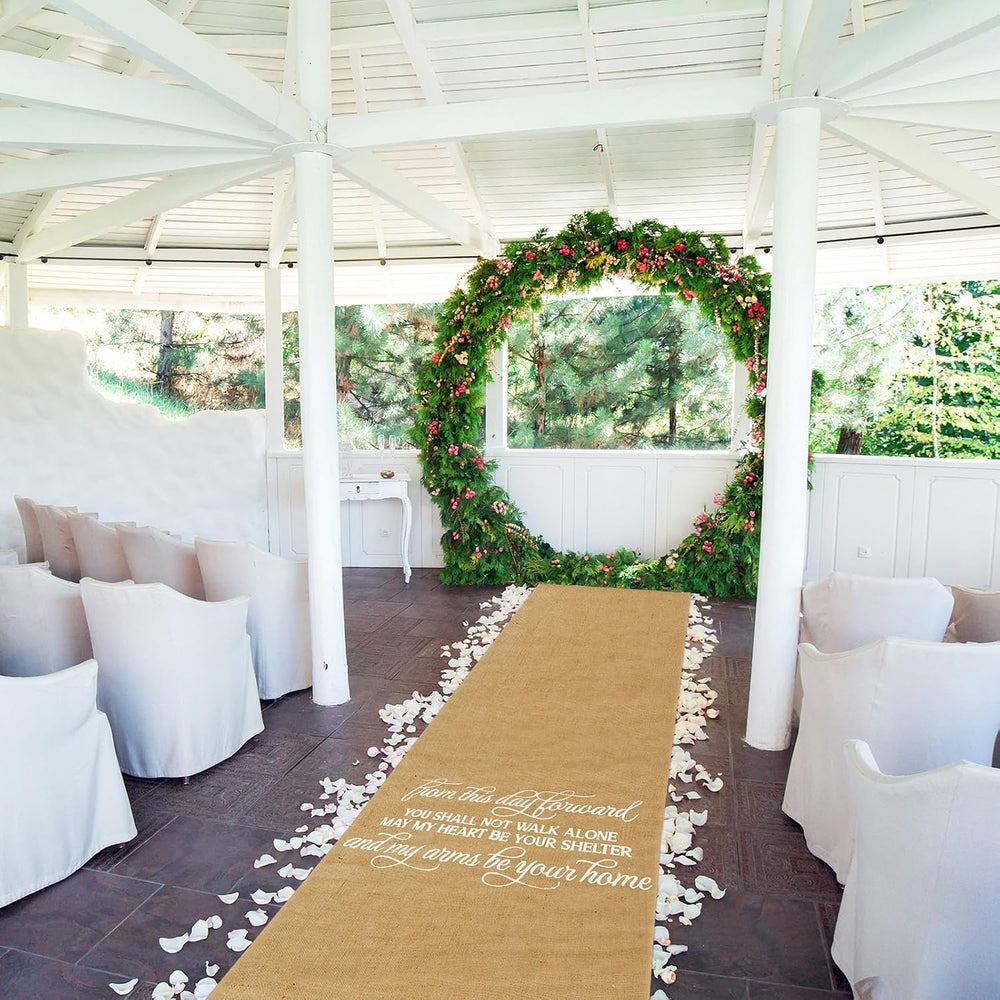 Tudomro 40 Inch X 50 ft Extra Long Natural Burlap, Stylish Style