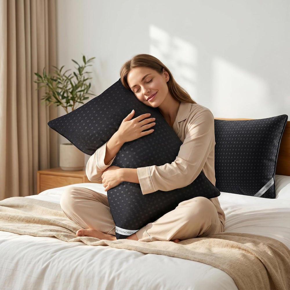 Bed Pillows for Sleeping Standard Size Set of 4, Luxury Hotel Quality Cooling...