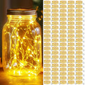 kolpop 100 Pack LED Fairy Lights Battery Operated, Mini Twinkle String Lights Battery Powered Waterproof for Christmas Mason Jars Party