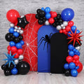 137 Pcs Spider Web Theme Party Decoration Kit for Birthday Party