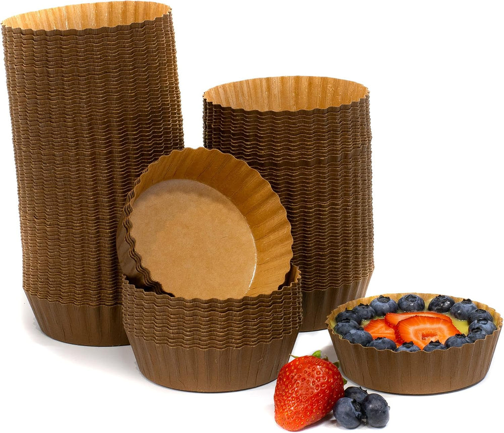 Coated Paper Baking Cups - 5.7 oz Quick Release (70)