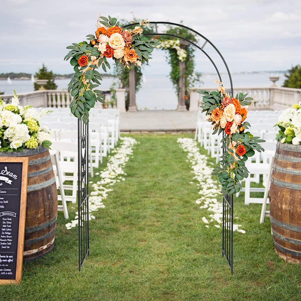 VINGLI Garden Arbor, Arch Walkway for Wedding Ceremony Party, Christmas Garde...