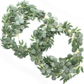 Ling's Moment Green Eucalyptus Garland, 5.9ft, 2pcs