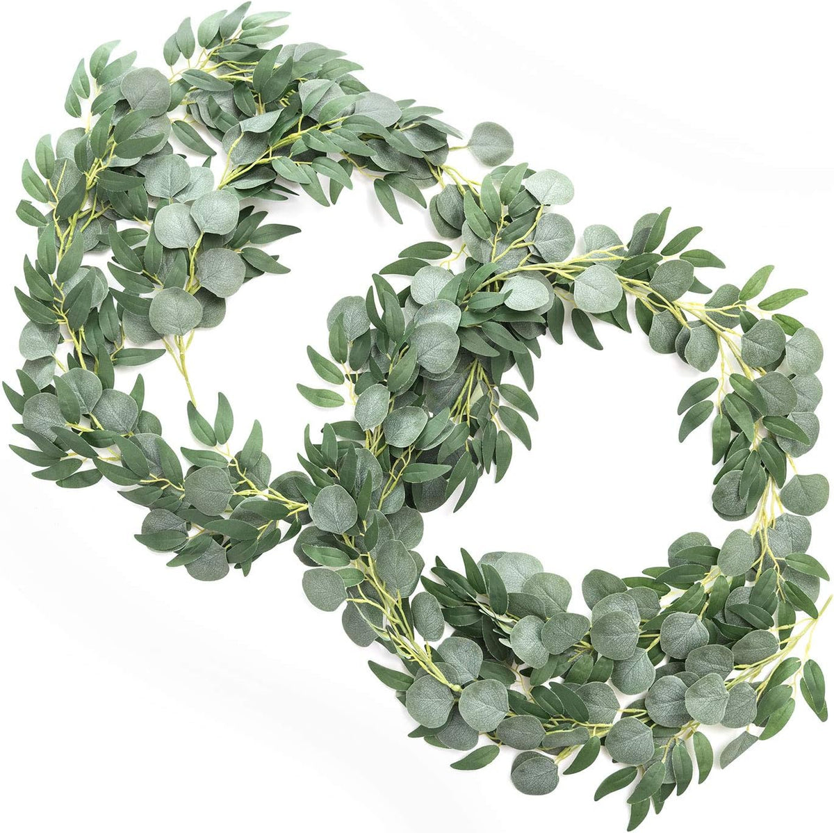 Ling's Moment Green Eucalyptus Garland, 5.9ft, 2pcs