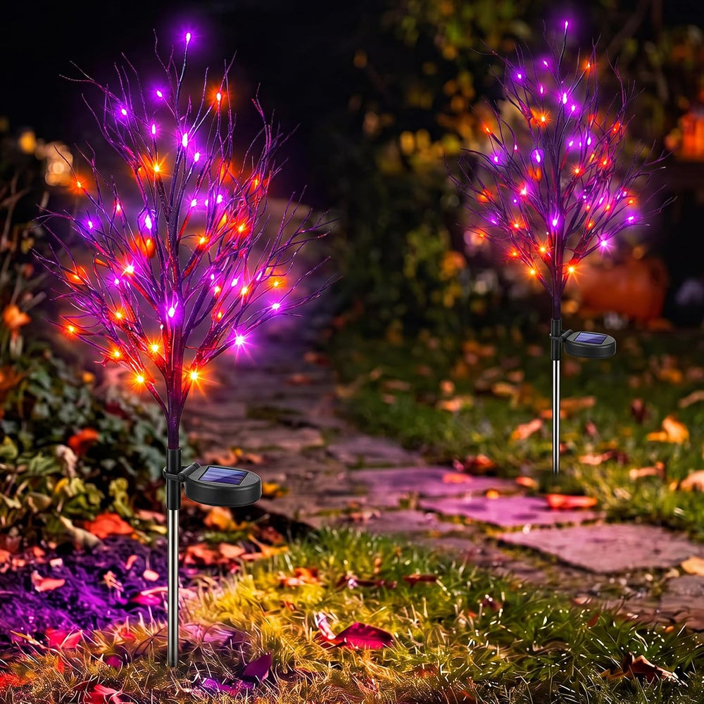 4Pack Halloween Decoration Solar Outdoor Light 31.5'' Waterproof