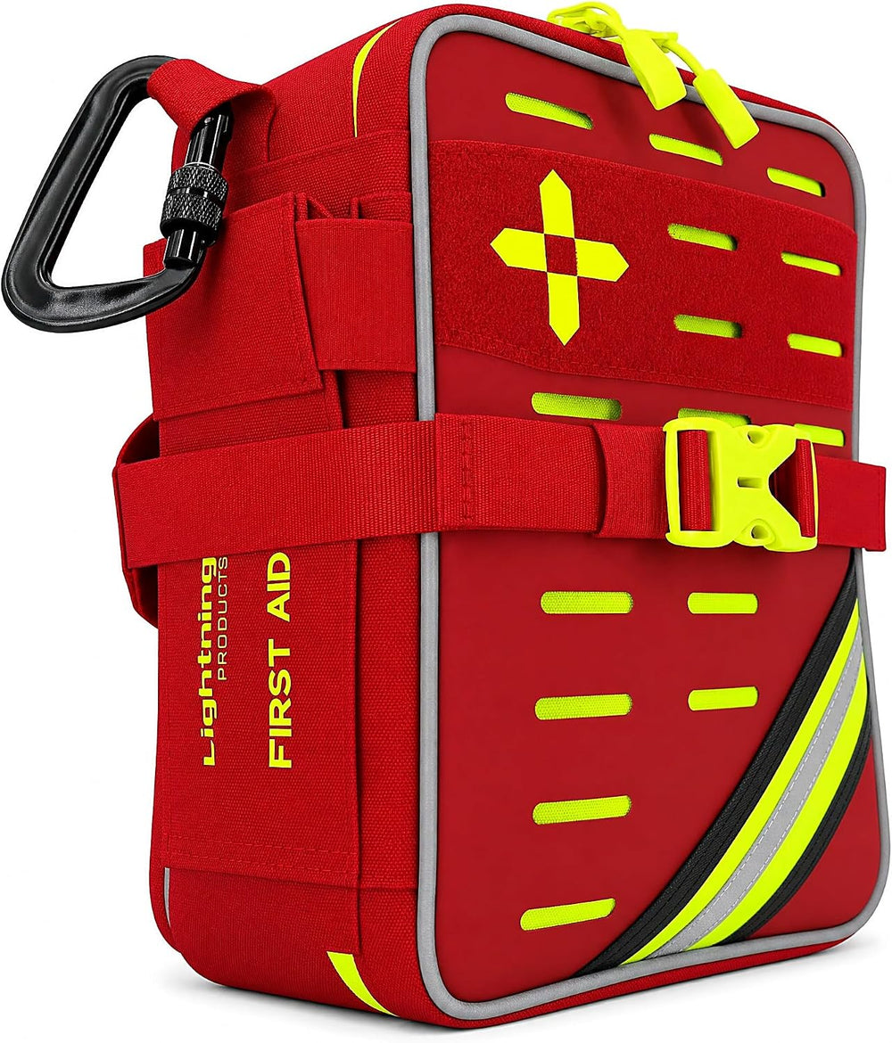 Lightning X 269 Piece First Aid Kit OSHA ANSI Class A+, Soft Case Emergency M...