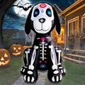 5FT Halloween Inflatables Skeleton Dog Yard Decor
