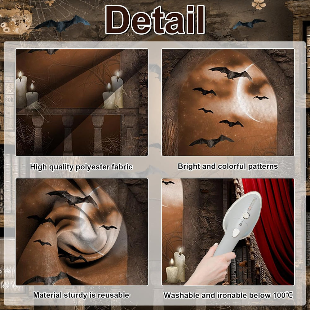 Halloween Photography Backdrop Medieval Castle Background 10x7ft