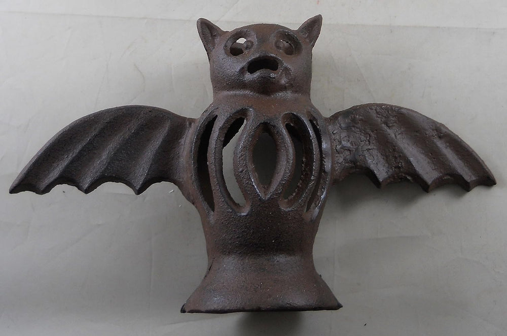 Cast Iron Bat Candle Holder