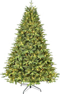 Treepool 7FT Prelit Artificial Christmas Tree, 2272 PE/PVC Tips, 500 Lights