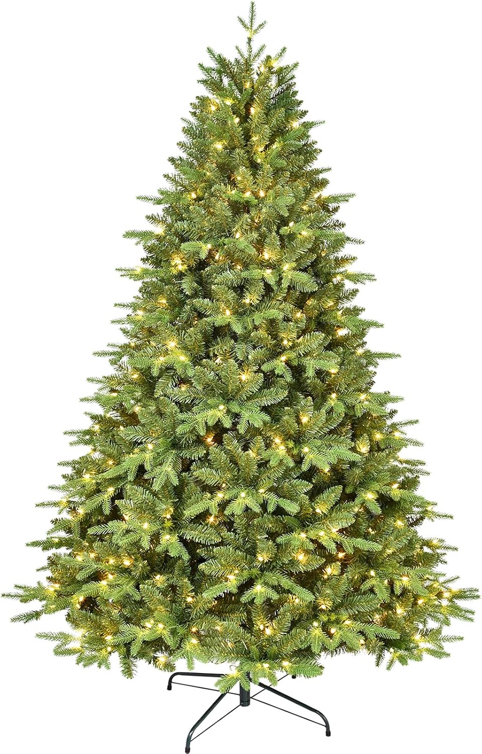 Treepool 7FT Prelit Artificial Christmas Tree, 2272 PE/PVC Tips, 500 Lights