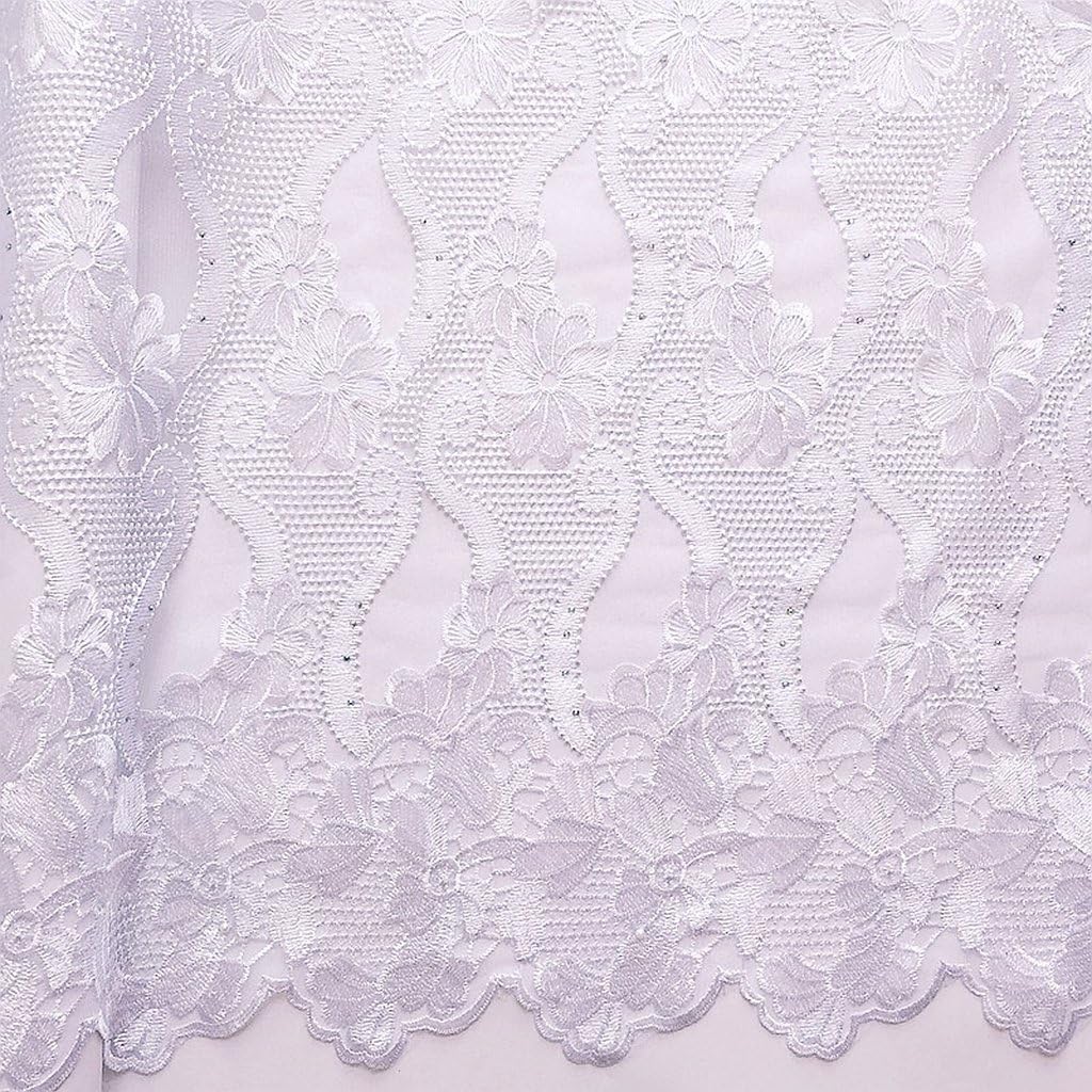 worthsjlh white lace fabric 2020 african french lace shown in use